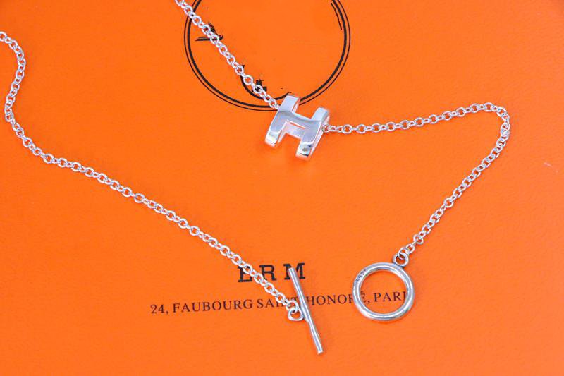 [Stellar Jewelry]HM NECKLACE H LETTER OVAL SERIES