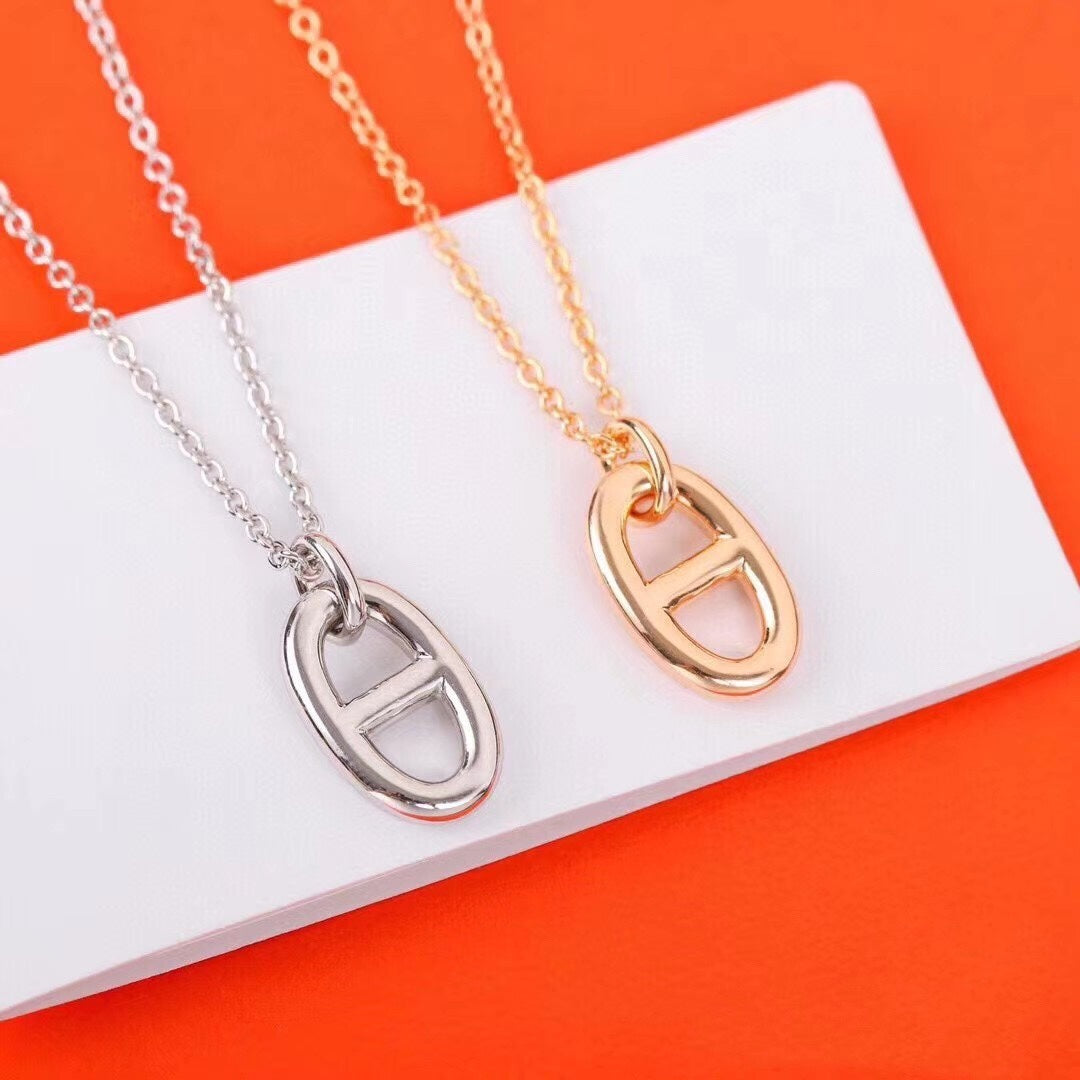 [Stellar Jewelry]HM PIG NOSE NECKLACE
