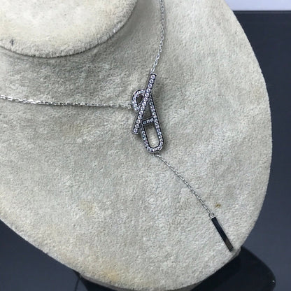 [Stellar Jewelry]HM NECKLACE PLATINUM ROSE GOLD DIAMOND