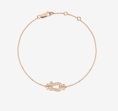 [Stellar Jewelry]FORCE 10 FULL DIAMOND BUCKLE CHAIN LINK MINI MODEL