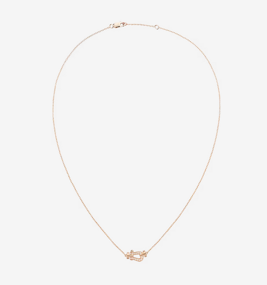 [Stellar Jewelry]FORCE 10 DIAMOND PINK GOLD NECKLACE MINI MODEL