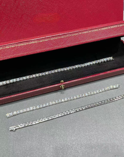 [Stellar Jewelry]TENNIS BRACELET WITH FULL DIAMOND SETTING