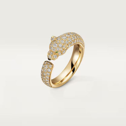 [Stellar Jewelry]PANTHERE FULL DIAMOND SMALL RING