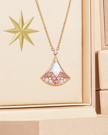 [Stellar Jewelry]BVLGARI Divas' Dream Qixi Exclusive Pink Gemstone Necklace
