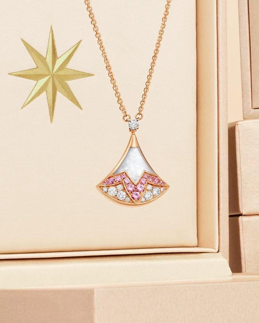 [Stellar Jewelry]BVLGARI Divas' Dream Qixi Exclusive Pink Gemstone Necklace