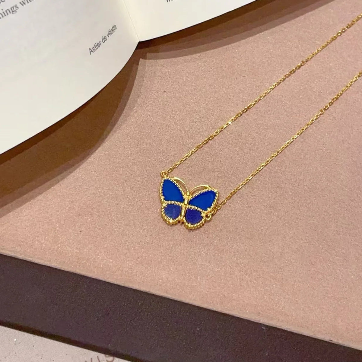[Stellar Jewelry] 2026 NEW LUCKY BUTTERFLY 1 MOTIFS NECKLACE