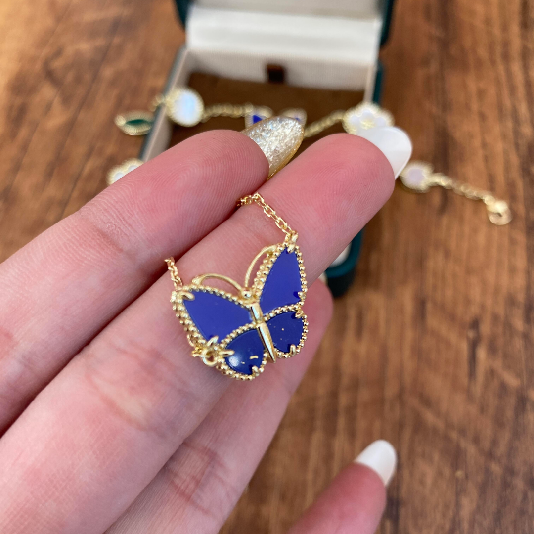 [Stellar Jewelry] 2026 NEW LUCKY BUTTERFLY 1 MOTIFS NECKLACE