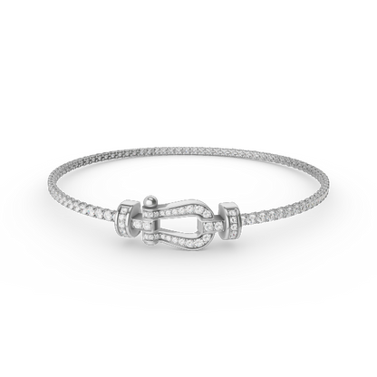 [Stellar Jewelry]FORCE  HORSESHOE  DIAMOND TENNIS BRACELET