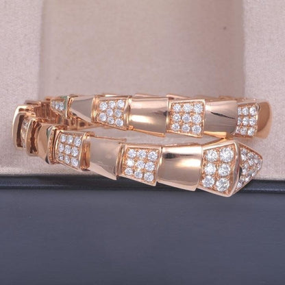 [Stellar Jewelry]SERPENTI BRACELET PINK GOLD DIAMOND