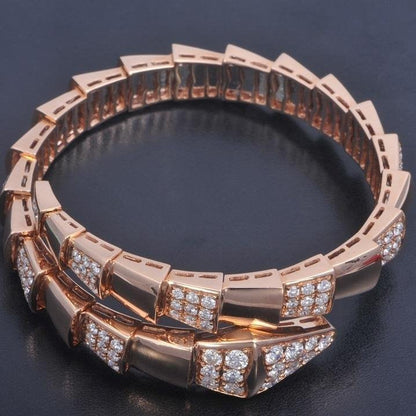 [Stellar Jewelry]SERPENTI BRACELET PINK GOLD DIAMOND