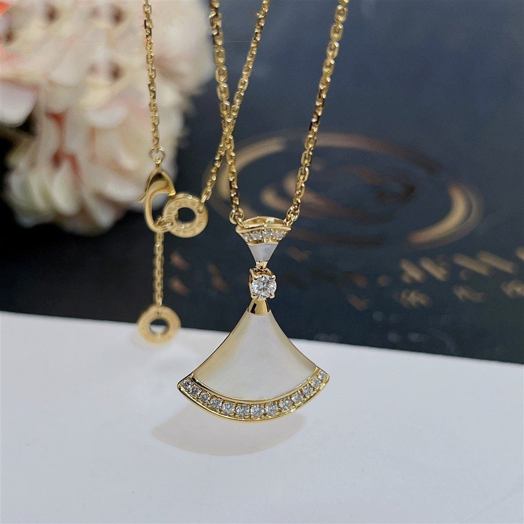 [Stellar Jewelry]DREAM NECKLACE MOP GOLD DIAMOND
