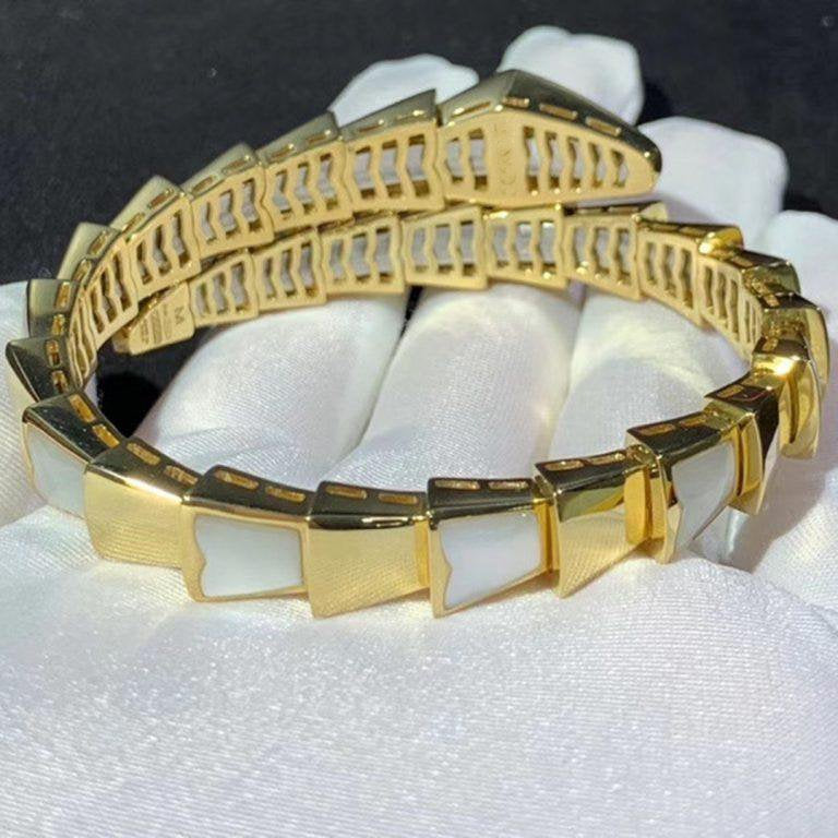 [Stellar Jewelry]SERPENTI BRACELET MOP GOLD