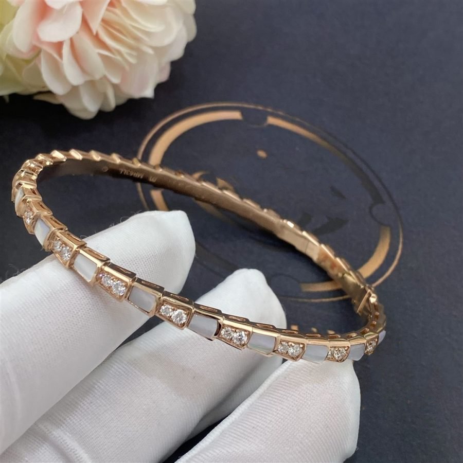 [Stellar Jewelry]SERPENTI BRACELET PINK GOLD MOP DIAMOND