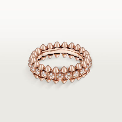 [Stellar Jewelry]CLASH 6.4MM SMALL FULL DIAMOND RING