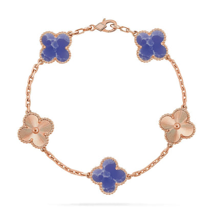 [Stellar Jewelry]CLOVER 5 MOTIF BLUE VEINS BRACELET COLLECTION