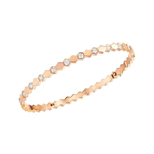 [Stellar Jewelry]BEE LOVE PINK GOLD DIAMOND BRACELET
