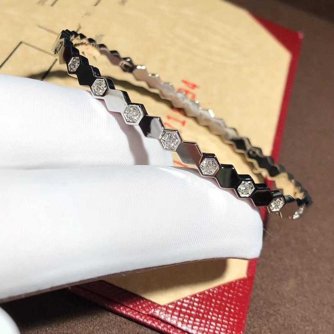 [Stellar Jewelry]BEE LOVE SILVER DIAMOND BRACELET