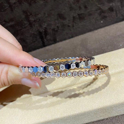 [Stellar Jewelry]BEE LOVE GOLD BRACELET FULL DIAMOND