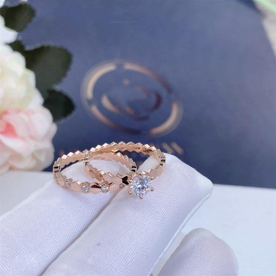 [Stellar Jewelry]BEE LOVE RING PINK GOLD 1 DIAMOND