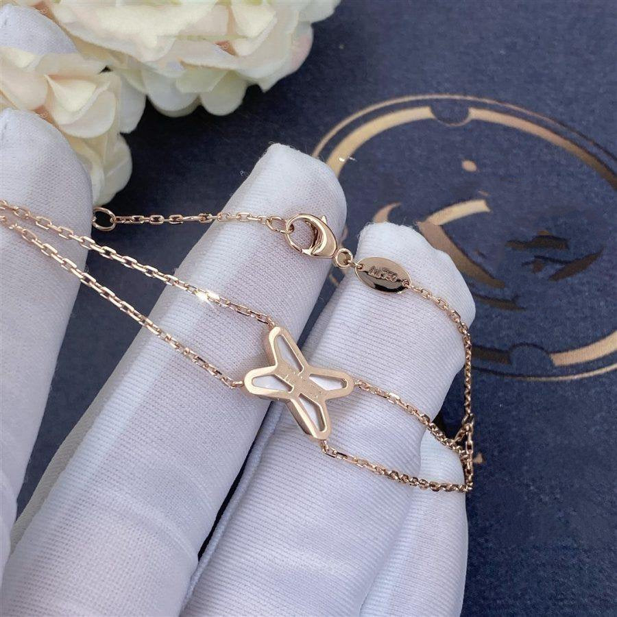 [Stellar Jewelry]JEUX BRACELET WHITE MOP PINK GOLD 1 DIAMOND