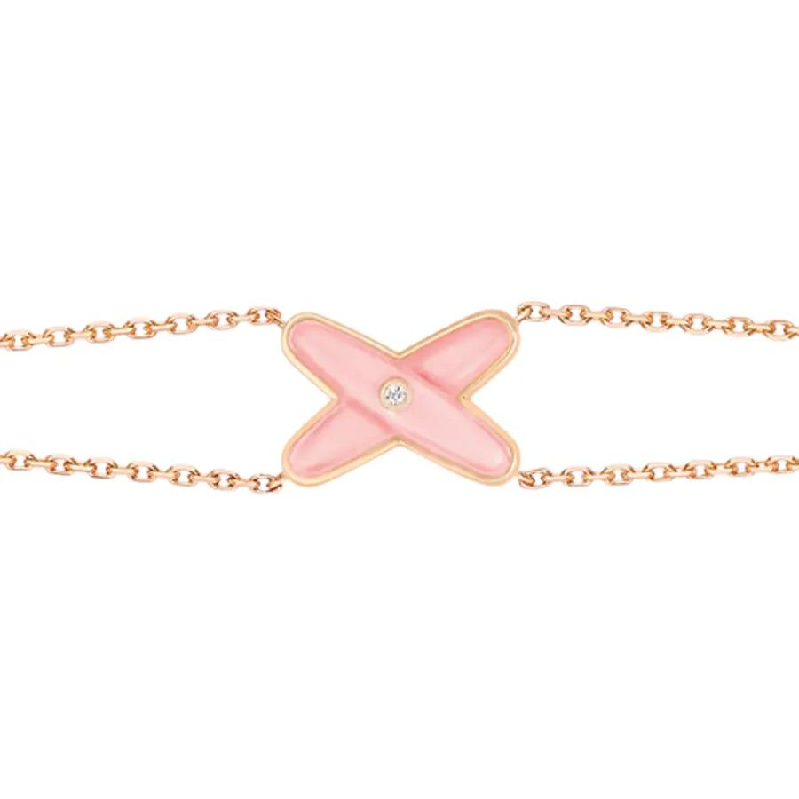 [Stellar Jewelry]JEUX BRACELET PINK MOP PINK GOLD 1 DIAMOND