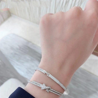 [Stellar Jewelry]JEUX DE BRACELET DIAMONDS SILVER