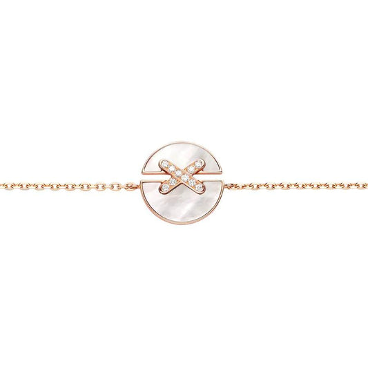[Stellar Jewelry]JEUX DE BRACELET MOP PINK GOLD DIAMONDS
