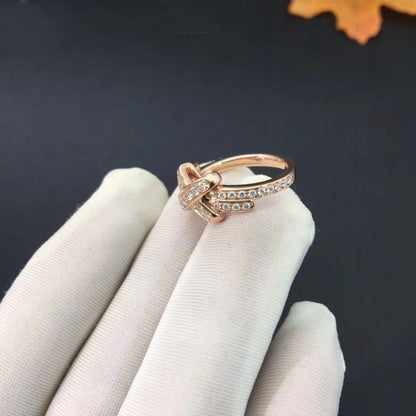 [Stellar Jewelry]JEUX DE RING PINK GOLD DIAMOND