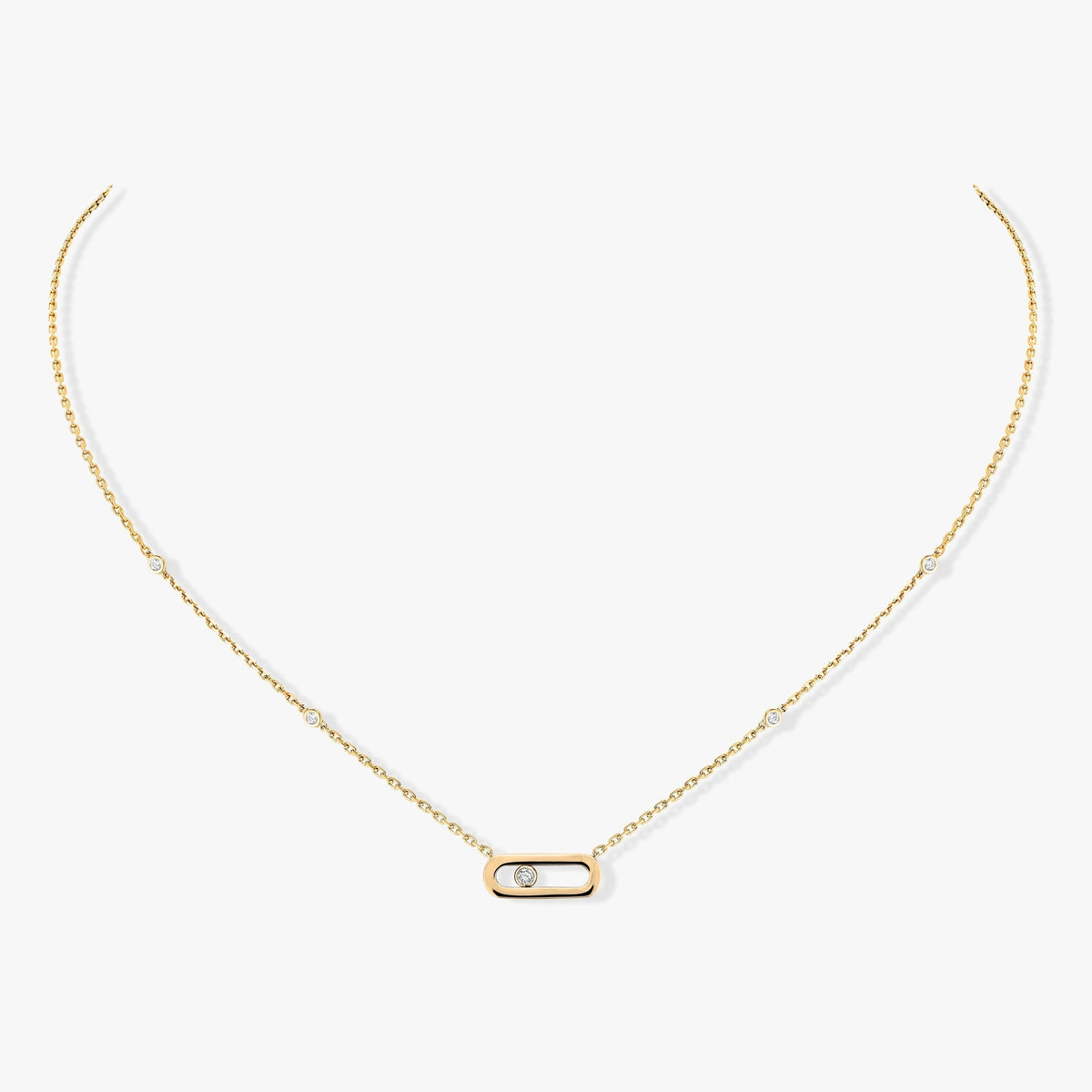 [Stellar Jewelry]MOVE UNO DIAMOND NECKLACE
