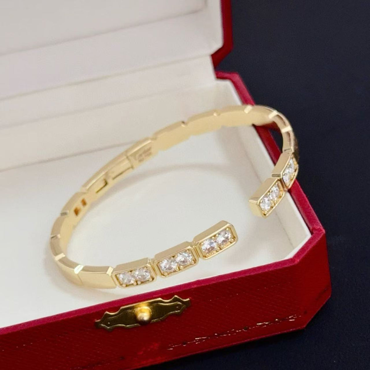 [Stellar Jewelry]LOVE DIAMOND OPEN  BRACELET