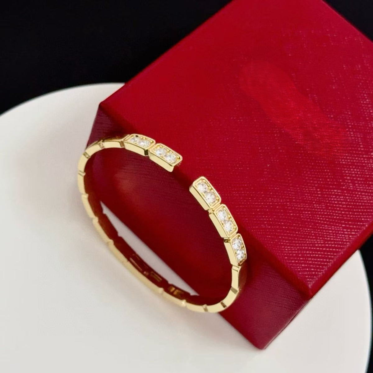 [Stellar Jewelry]LOVE DIAMOND OPEN  BRACELET