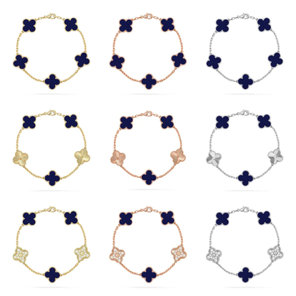 [Stellar Jewelry]CLOVER 5 MOTIF LAPIS LAZULI BRACELET COLLECTION