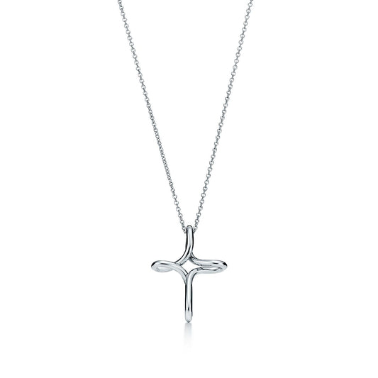 [Stellar jewels]CROSS NECKLACE STERLING SILVER MATERIAL