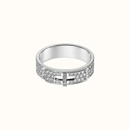 [Stellar Jewelry]KELLY SILVER DIAMOND RING