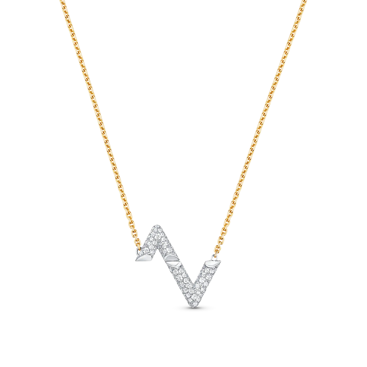 [Stellar Jewelry]VOLT SILVER DIAMOND PEDANT NECKLACE