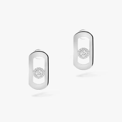 [Stellar Jewelry]So Move Diamond Earrings in Yellow Gold