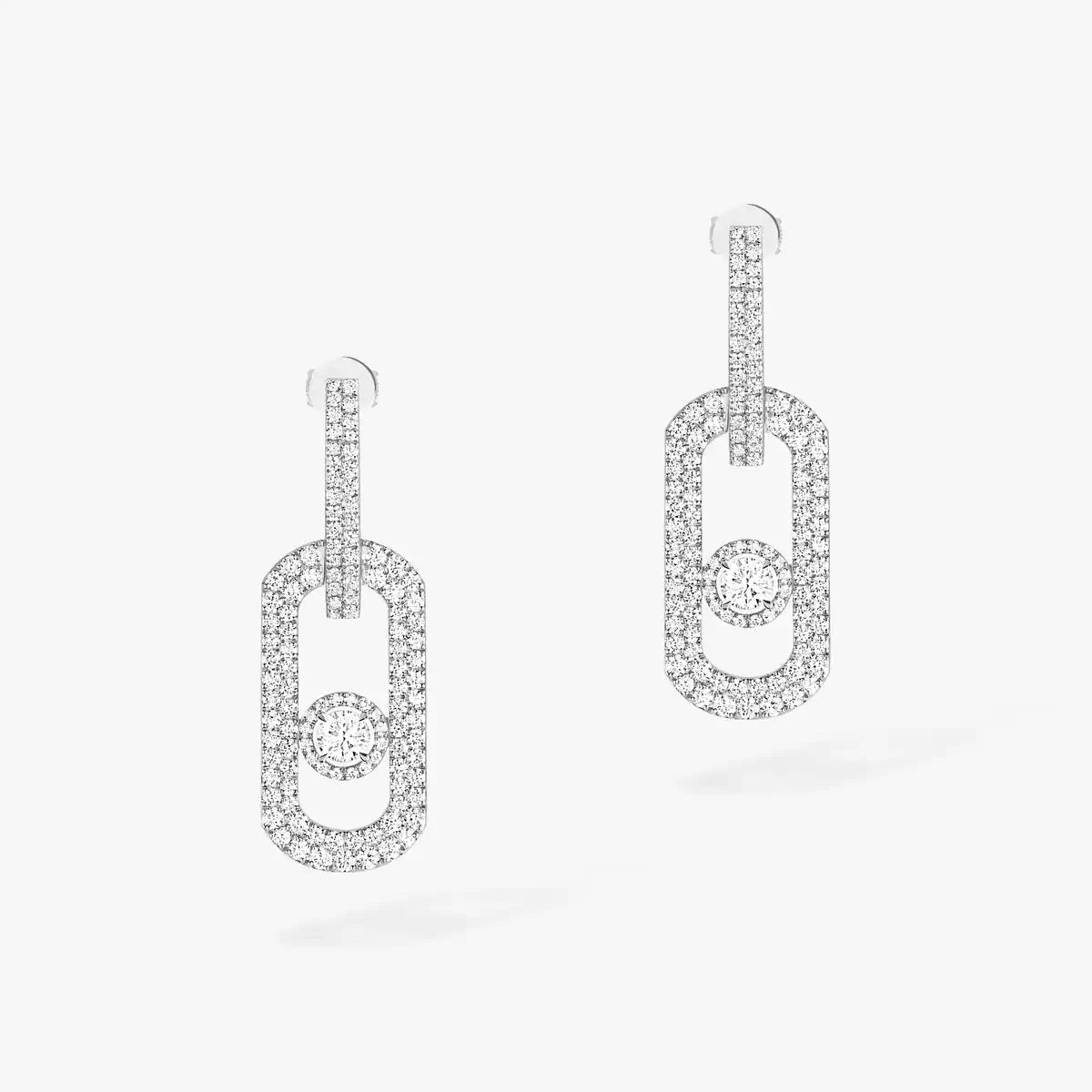 [Stellar Jewelry]So Move XL Pave_-Set Diamond Pendant Earrings