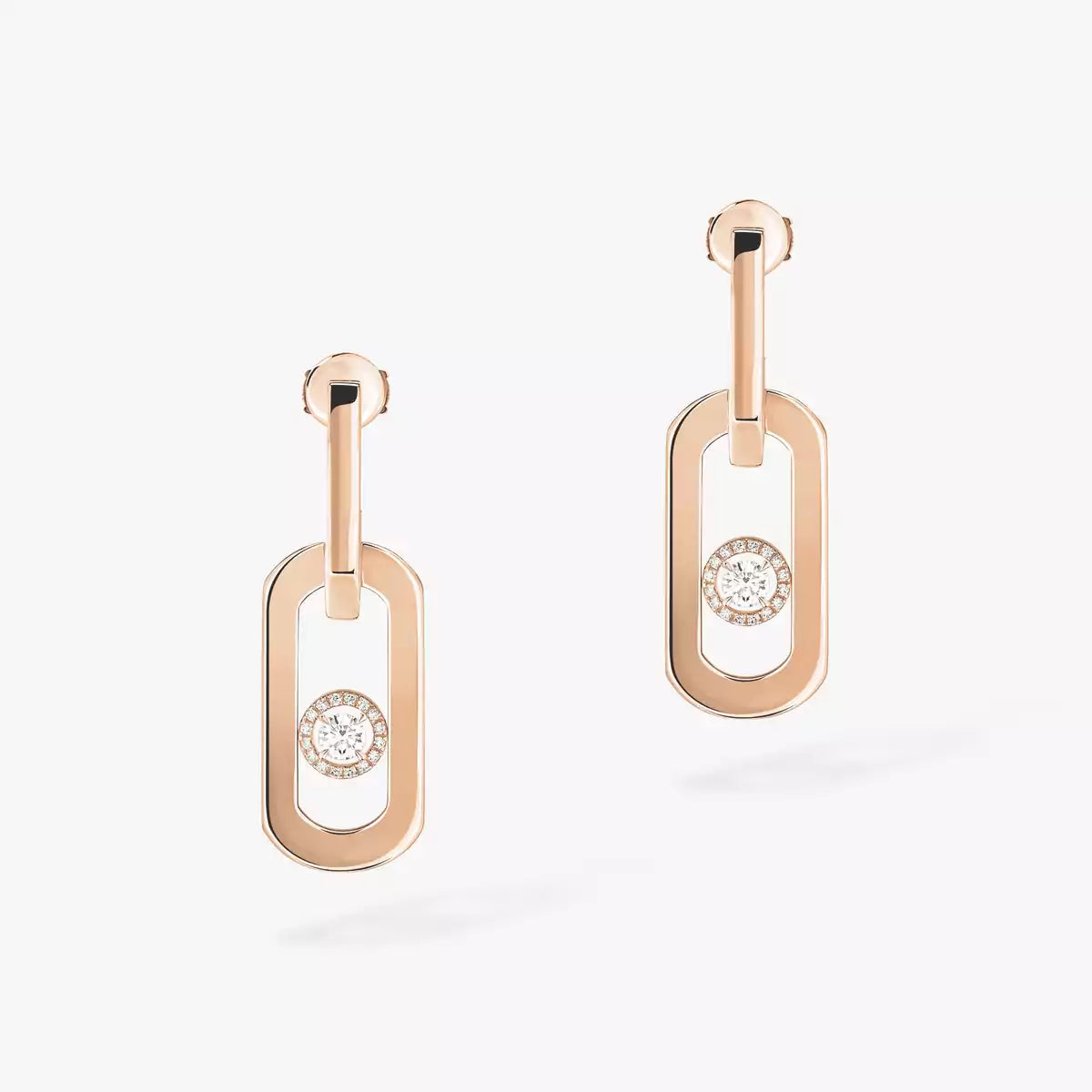[Stellar Jewelry]So Move XL Diamond Pendant Earrings