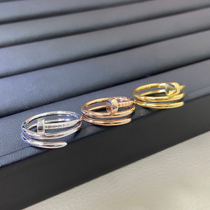 [Stellar Jewelry]SMOOTH THREE-BAND NAIL RING