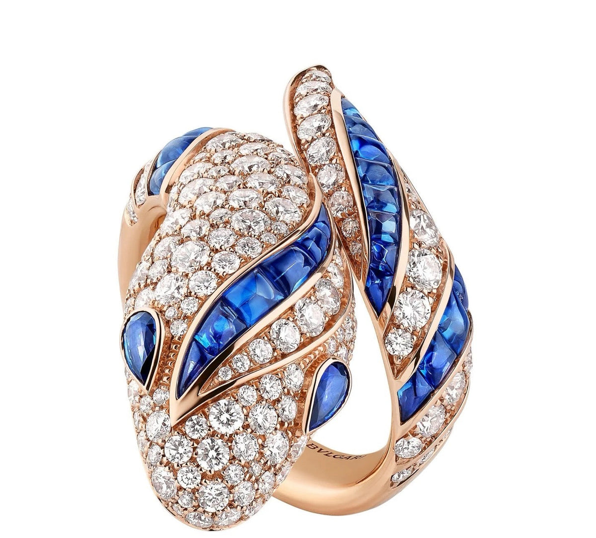 [Stellar Jewelry]BRAND NEW LUXURY BLUE SNAKE RING