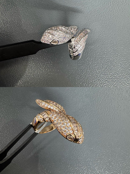 [Stellar Jewelry]BRAND NEW LUXURY SILVER SNAKE RING