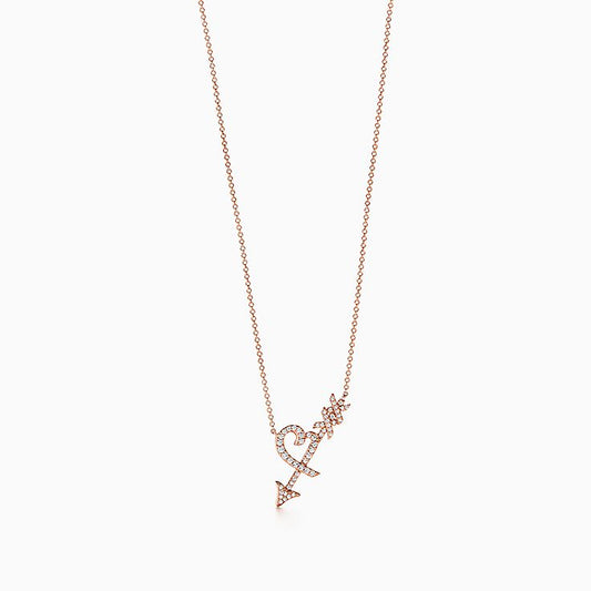 [Stellar jewels]COLGANTE HEART & ARROW NECKLACE