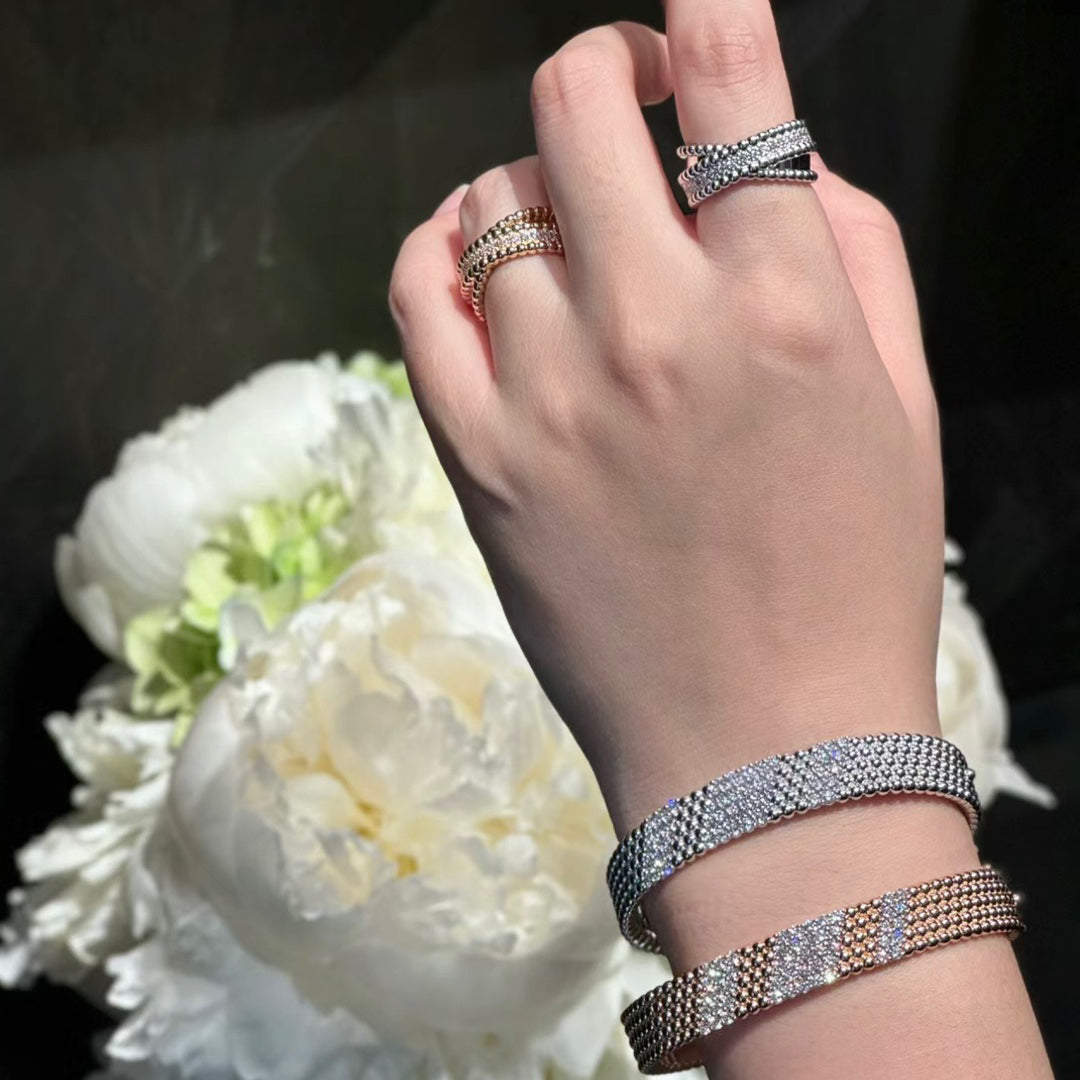 [Stellar Jewelry]  FIVE-ROW DIAMOND BRACELET