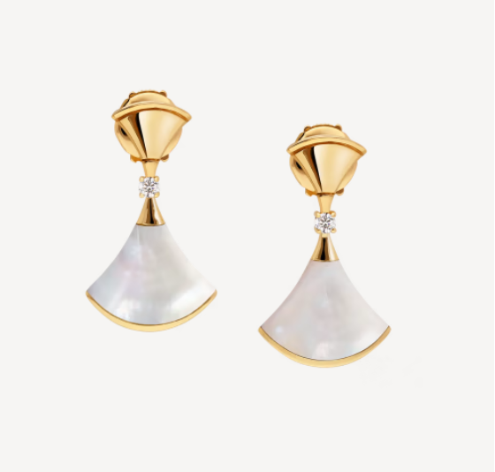[Stellar Jewelry]DREAM MOP 1 DIAMOND EARRINGS