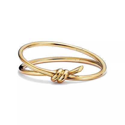 [Stellar jewels]KNOT DOUBLE ROWS BRACELET