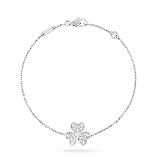 [Stellar Jewelry]FRIVOLE SILVER FLOWER DIAMOND BRACELET