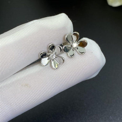 [Stellar Jewelry]FRIVOLE MINI SILVER FLOWER EARRINGS