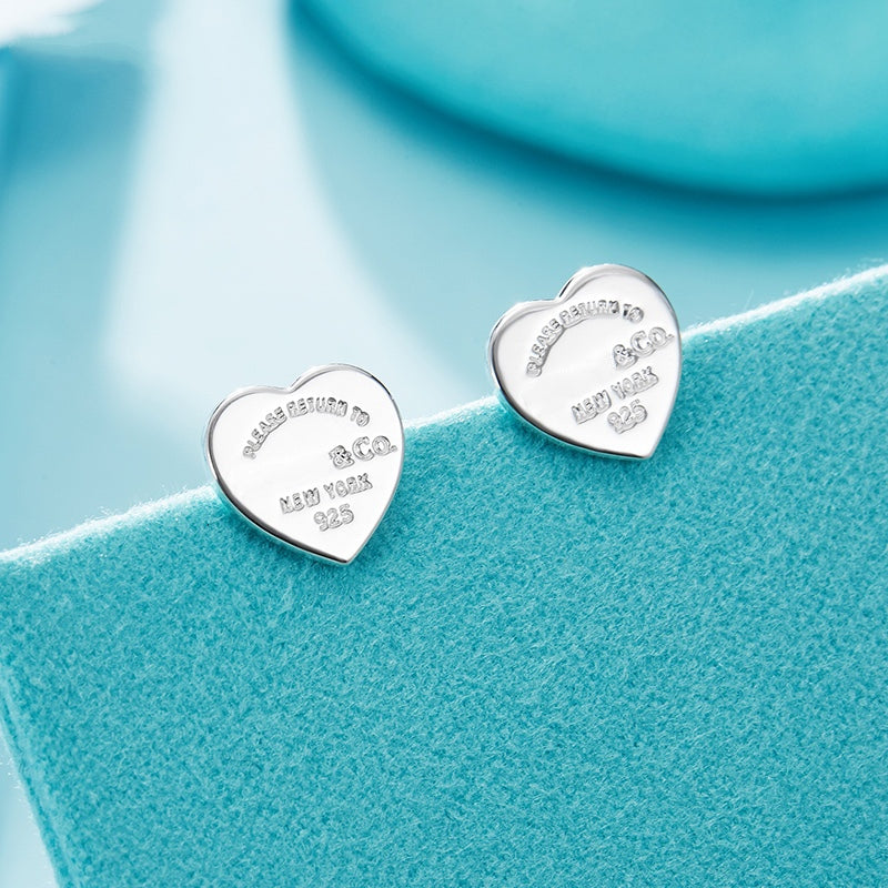[Stellar jewels]RETURN TO TIF LOVE SILVER EARRINGS