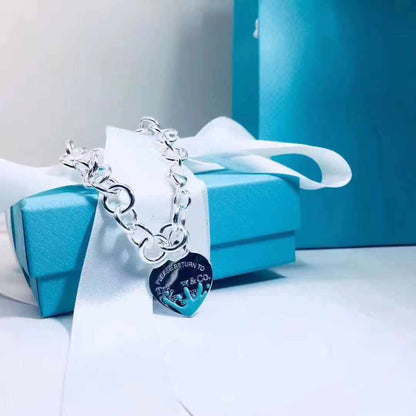 [Stellar jewels]LOVE HEART RETURN TO TIF SILVER BRACELET