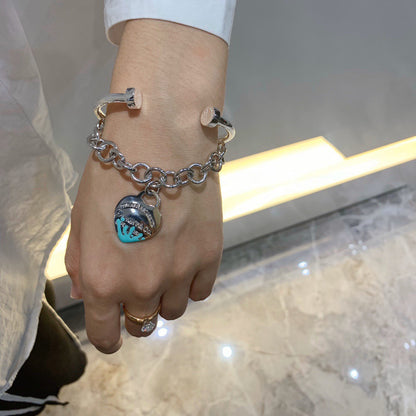 [Stellar jewels]LOVE HEART RETURN TO TIF SILVER BRACELET